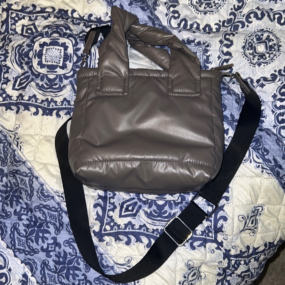 Zara crossbody top handle purse